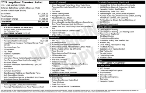 Photos of 2024 Jeep Grand Cherokee Limited for sale in Abrams, WI at Gregg Young Abrams Chrysler Dodge Jeep Ram