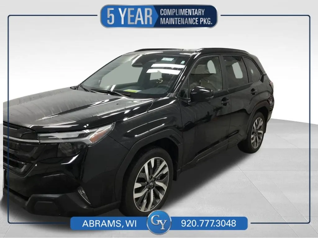 Black 2025 Subaru Forester Touring for sale in Abrams, WI