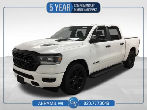 White 2023 Ram 1500 Laramie for sale in Abrams, WI
