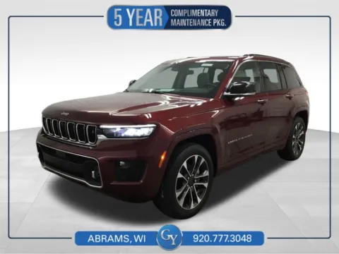 Red 2023 Jeep Grand Cherokee Overland for sale in Abrams, WI