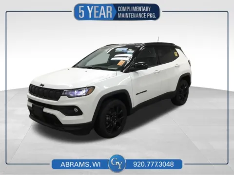White 2022 Jeep Compass Altitude for sale in Abrams, WI