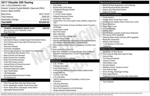 Photos of 2017 Chrysler 200 LX for sale in Abrams, WI at Gregg Young Abrams Chrysler Dodge Jeep Ram
