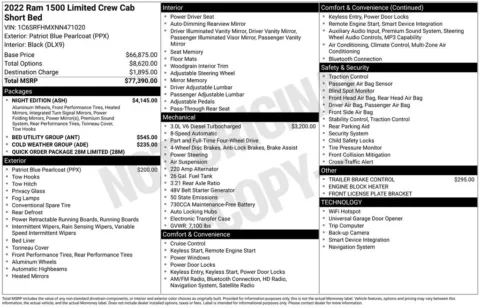 Photos of 2022 Ram 1500 Limited for sale in Abrams, WI at Gregg Young Abrams Chrysler Dodge Jeep Ram