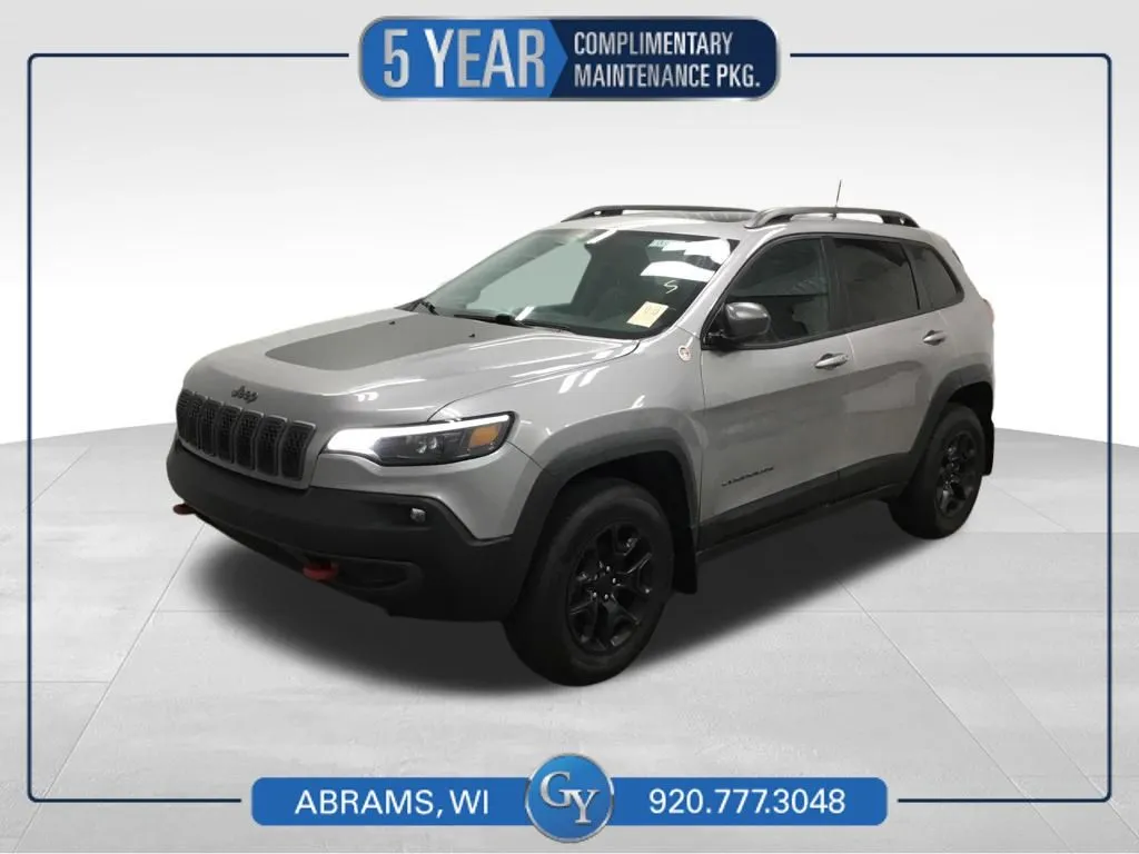 Silver 2021 Jeep Cherokee Trailhawk for sale in Abrams, WI