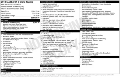 Photos of 2018 Mazda CX-3 Grand Touring for sale in Abrams, WI at Gregg Young Abrams Chrysler Dodge Jeep Ram
