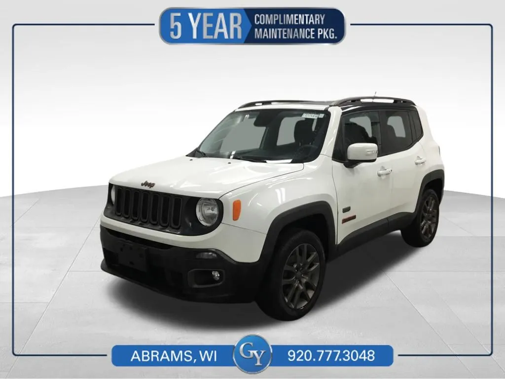 White 2016 Jeep Renegade Latitude for sale in Abrams, WI