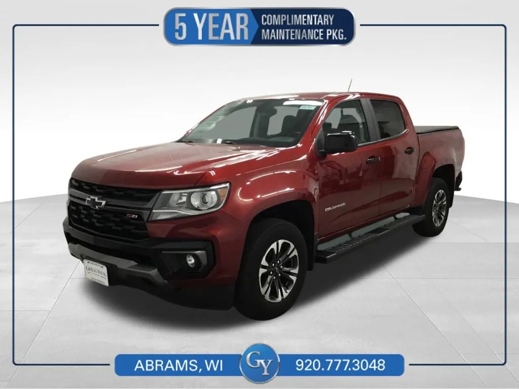 Red 2021 Chevrolet Colorado Z71 for sale in Abrams, WI