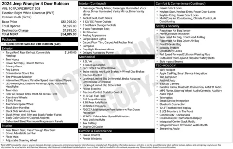 Photos of 2024 Jeep Wrangler Rubicon for sale in Abrams, WI at Gregg Young Abrams Chrysler Dodge Jeep Ram