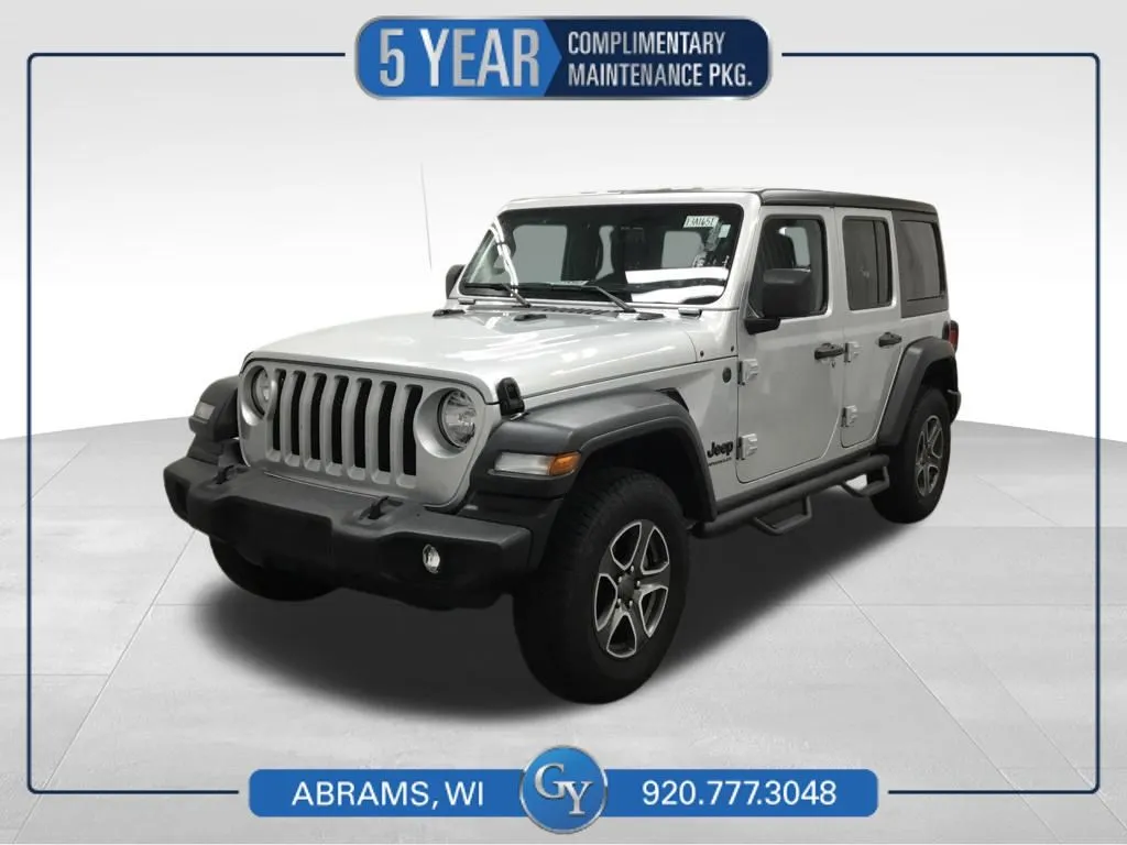 Silver 2023 Jeep Wrangler Sport S for sale in Abrams, WI