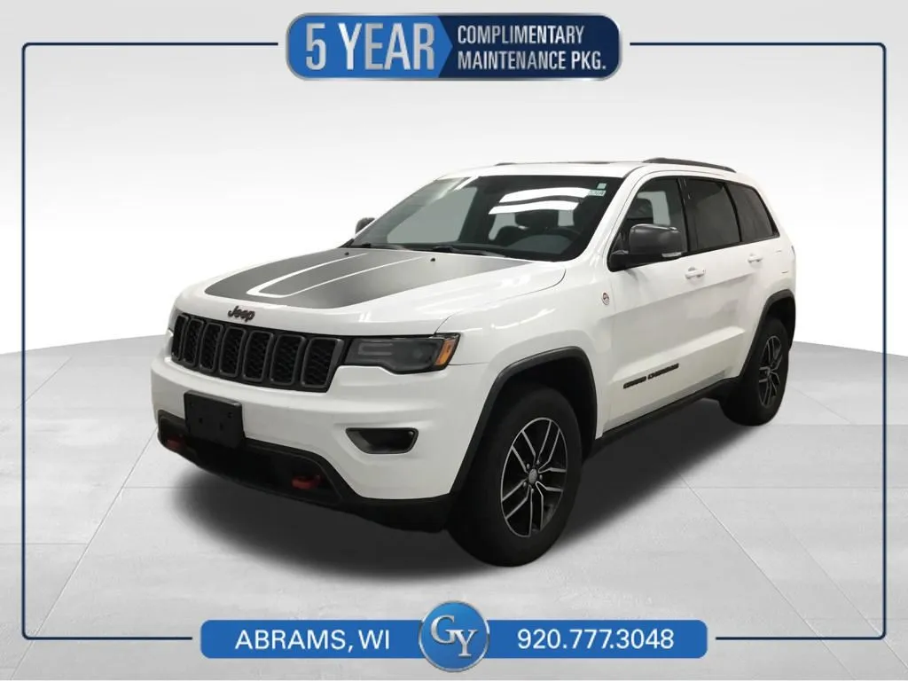 White 2017 Jeep Grand Cherokee Trailhawk for sale in Abrams, WI