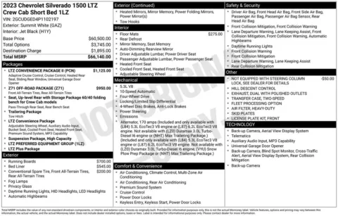Photos of 2023 Chevrolet Silverado 1500 LTZ for sale in Abrams, WI at Gregg Young Abrams Chrysler Dodge Jeep Ram