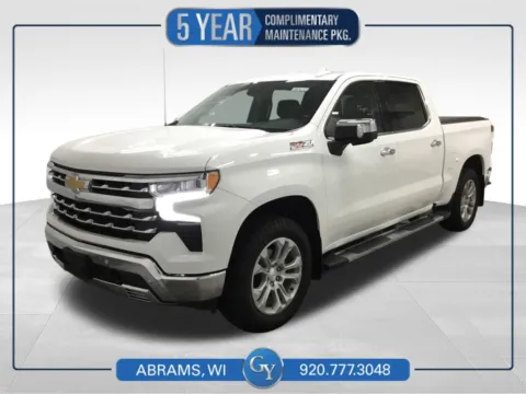 White 2023 Chevrolet Silverado 1500 LTZ for sale in Abrams, WI