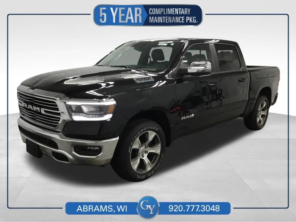 Black 2023 Ram 1500 Laramie for sale in Abrams, WI