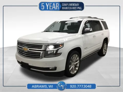 White 2019 Chevrolet Tahoe Premier for sale in Abrams, WI