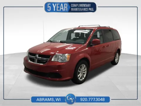Red 2015 Dodge Grand Caravan SXT for sale in Abrams, WI