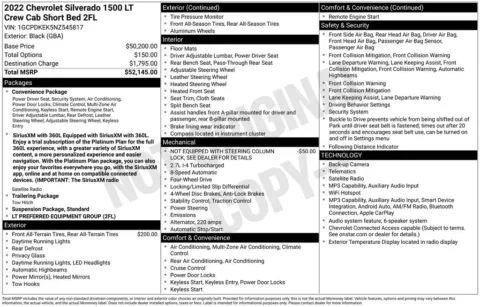 Photos of 2022 Chevrolet Silverado 1500 LT for sale in Abrams, WI at Gregg Young Abrams Chrysler Dodge Jeep Ram