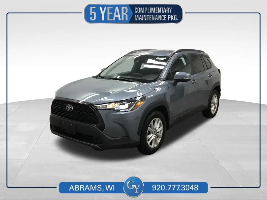 Gray 2024 Toyota Corolla Cross LE for sale in Abrams, WI