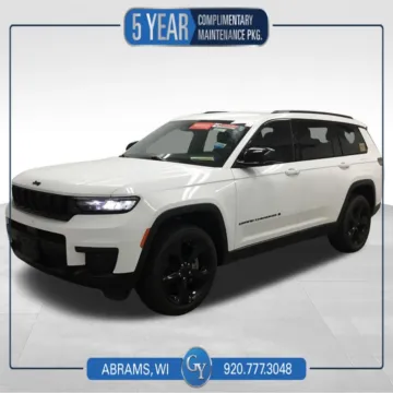 White 2023 Jeep Grand Cherokee L Altitude for sale in Abrams, WI