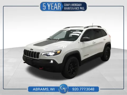 White 2021 Jeep Cherokee Trailhawk for sale in Abrams, WI