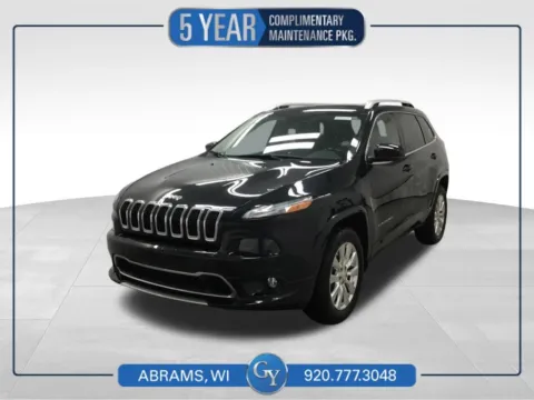 Black 2018 Jeep Cherokee Overland for sale in Abrams, WI