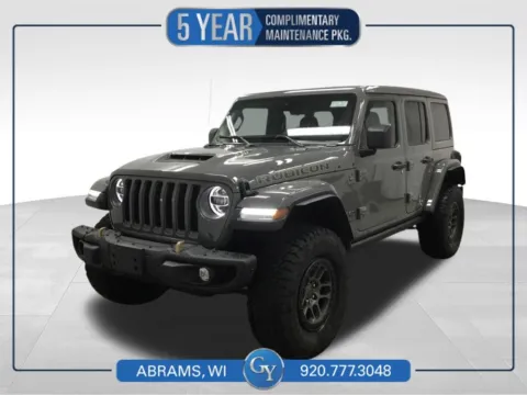 Gray 2022 Jeep Wrangler Unlimited Rubicon 392 for sale in Abrams, WI