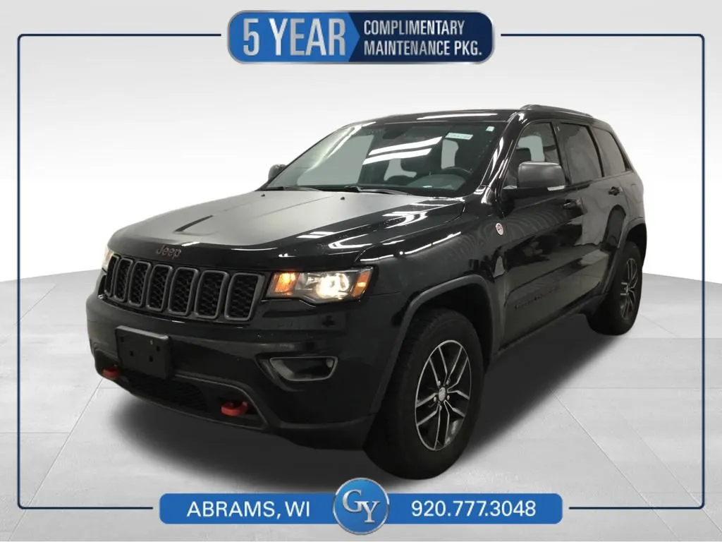 Black 2017 Jeep Grand Cherokee Trailhawk for sale in Abrams, WI