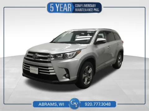 Silver 2019 Toyota Highlander Limited Platinum for sale in Abrams, WI