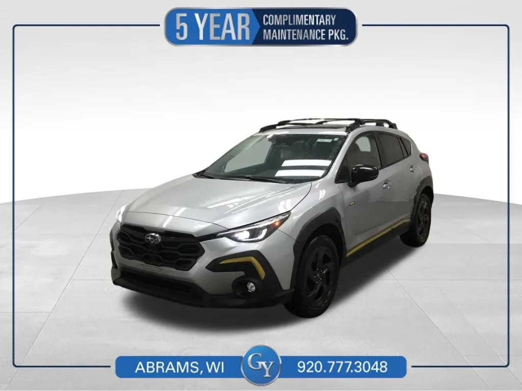 Silver 2024 Subaru Crosstrek Sport for sale in Abrams, WI
