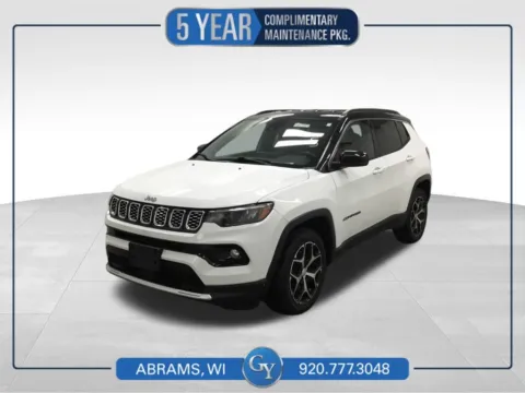 White 2024 Jeep Compass Limited for sale in Abrams, WI