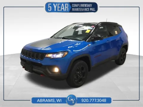 Blue 2023 Jeep Compass Trailhawk for sale in Abrams, WI