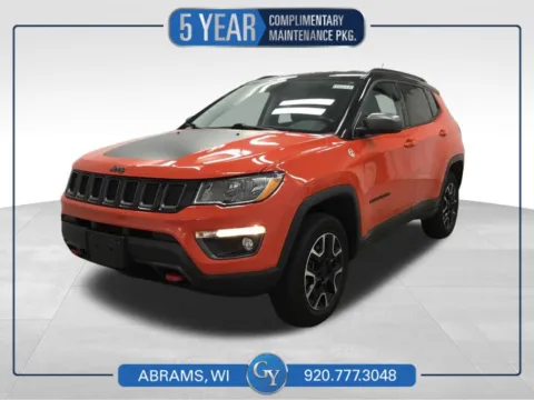 Orange 2020 Jeep Compass Trailhawk for sale in Abrams, WI