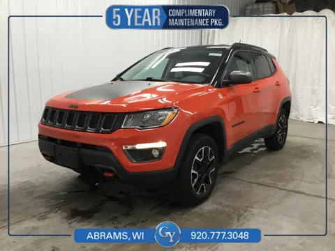 Orange 2020 Jeep Compass Trailhawk for sale in Abrams, WI