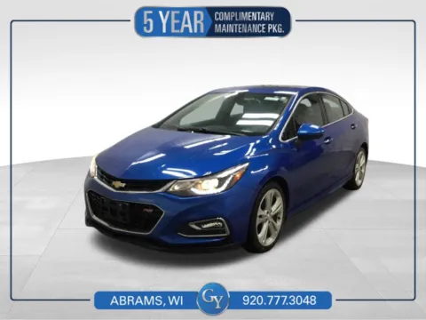 Blue 2016 Chevrolet Cruze Premier for sale in Abrams, WI