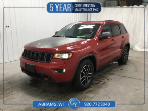 Red 2021 Jeep Grand Cherokee Trailhawk for sale in Abrams, WI