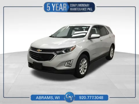 Silver 2018 Chevrolet Equinox LT for sale in Abrams, WI