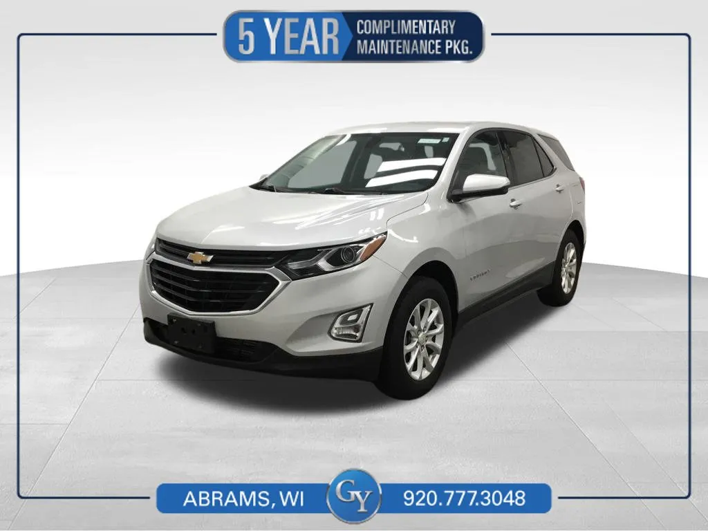 Silver 2018 Chevrolet Equinox LT for sale in Abrams, WI