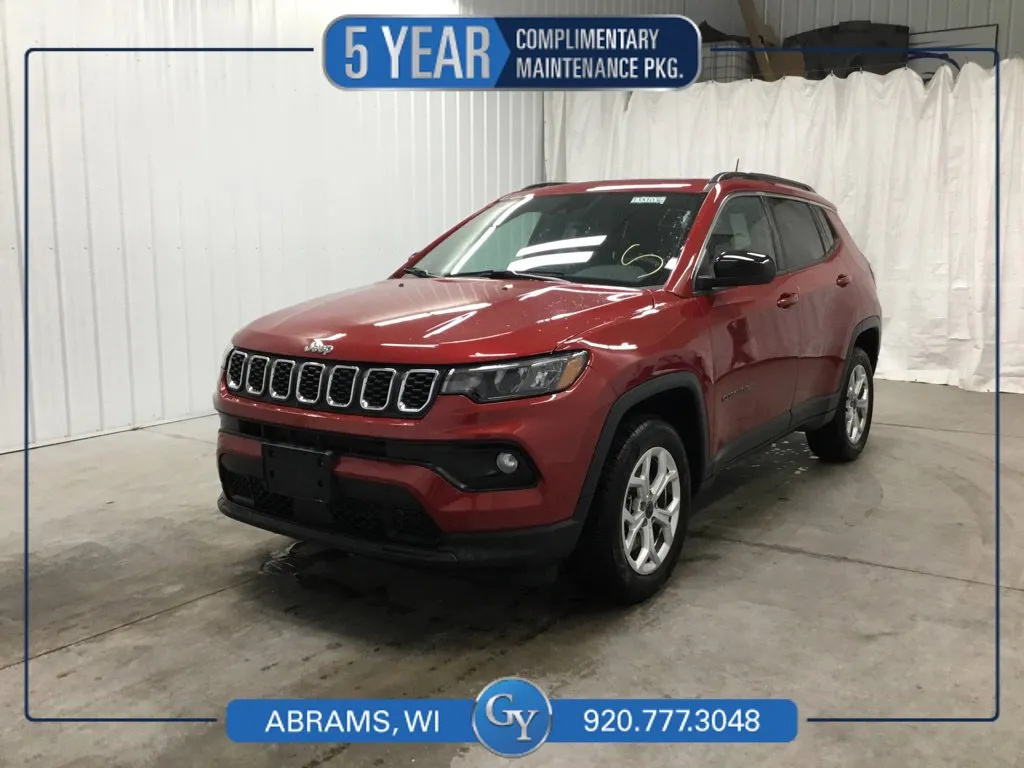 Red 2025 Jeep Compass Latitude for sale in Abrams, WI