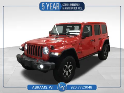 Red 2021 Jeep Wrangler Unlimited Rubicon for sale in Abrams, WI