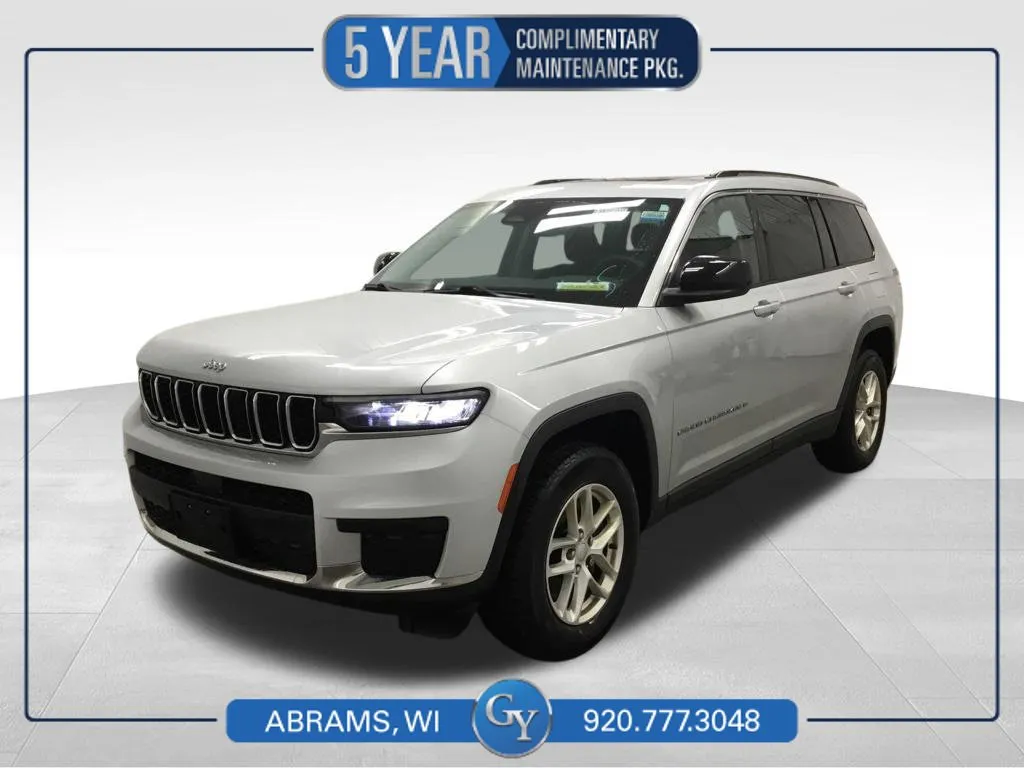 Silver 2023 Jeep Grand Cherokee L Laredo for sale in Abrams, WI