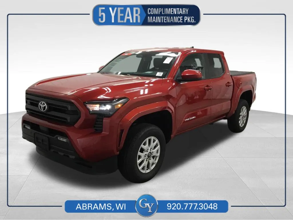 Red 2025 Toyota Tacoma SR5 for sale in Abrams, WI