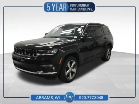 Black 2021 Jeep Grand Cherokee L Limited for sale in Abrams, WI