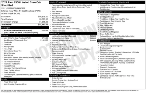 Photos of 2022 Ram 1500 Limited for sale in Abrams, WI at Gregg Young Abrams Chrysler Dodge Jeep Ram