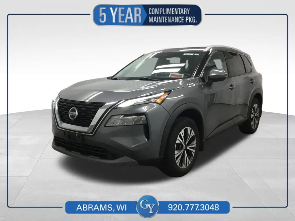 Gray 2021 Nissan Rogue SV for sale in Abrams, WI