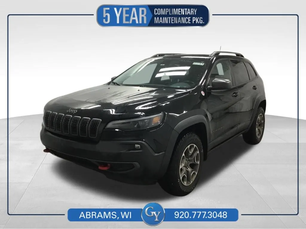 Black 2020 Jeep Cherokee Trailhawk for sale in Abrams, WI