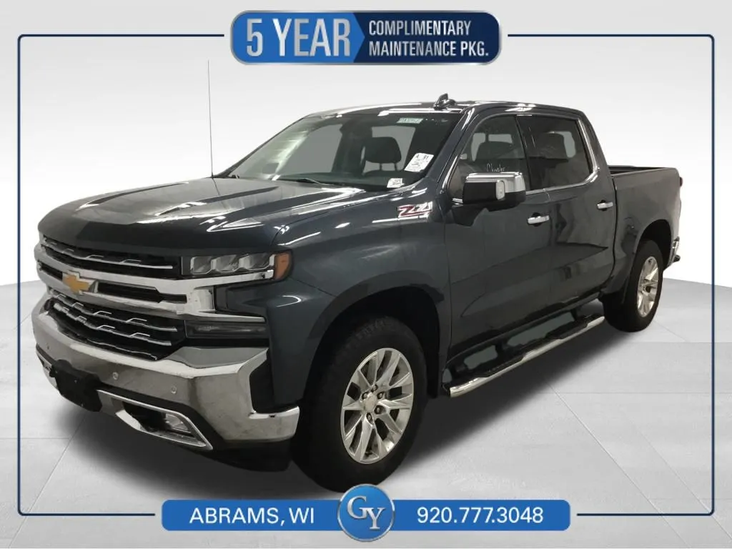 Gray 2019 Chevrolet Silverado 1500 LTZ for sale in Abrams, WI