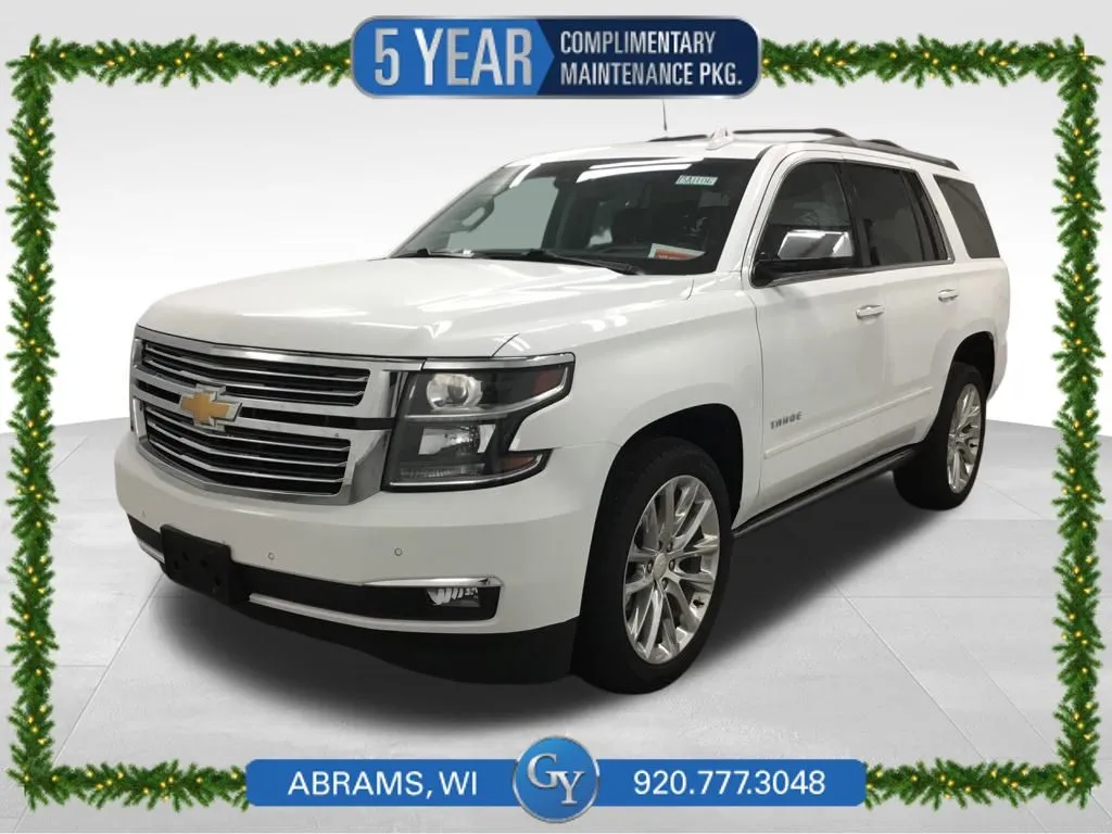 White 2019 Chevrolet Tahoe Premier for sale in Abrams, WI