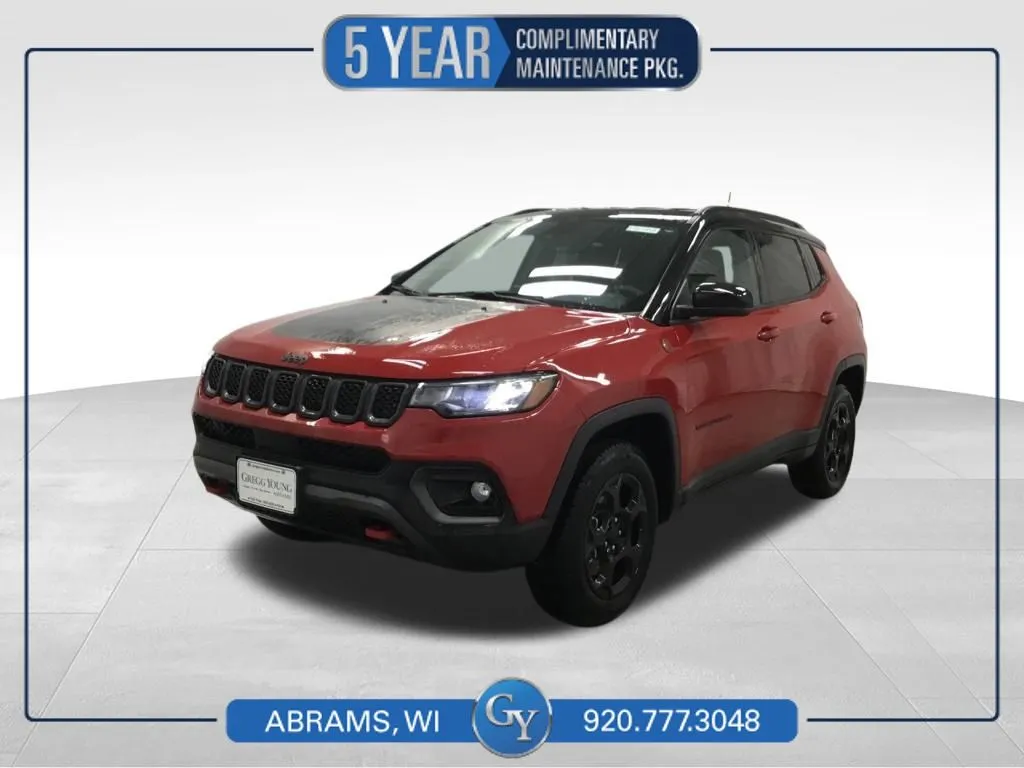 Red 2024 Jeep Compass Trailhawk for sale in Abrams, WI