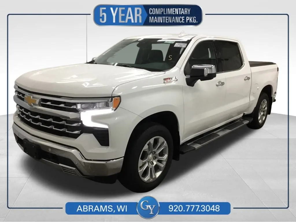 White 2023 Chevrolet Silverado 1500 LTZ for sale in Abrams, WI