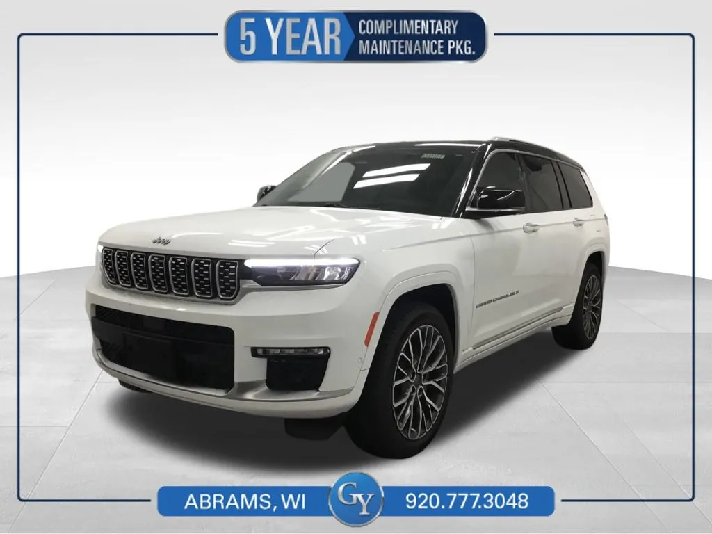 White 2023 Jeep Grand Cherokee L Summit for sale in Abrams, WI