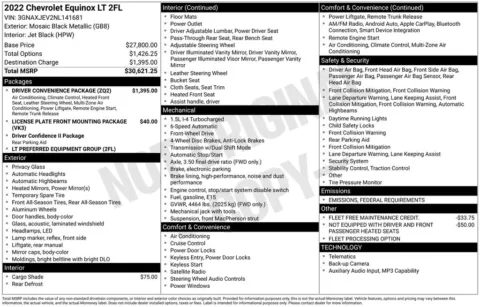 Photos of 2022 Chevrolet Equinox LT for sale in Abrams, WI at Gregg Young Abrams Chrysler Dodge Jeep Ram